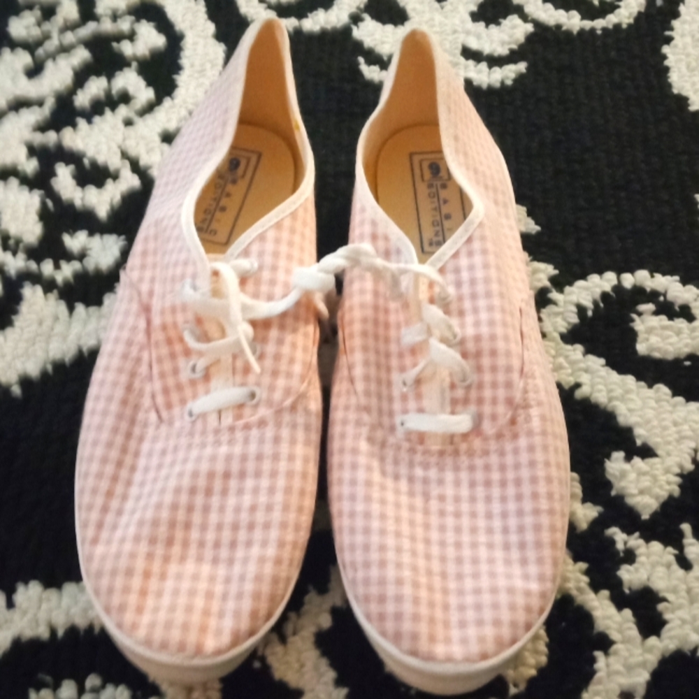 T.J.Maxx Pink Gingham Sneakers